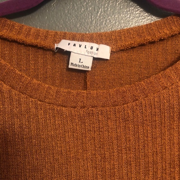 Burnt Orange Crop Top - Picture 4 of 4